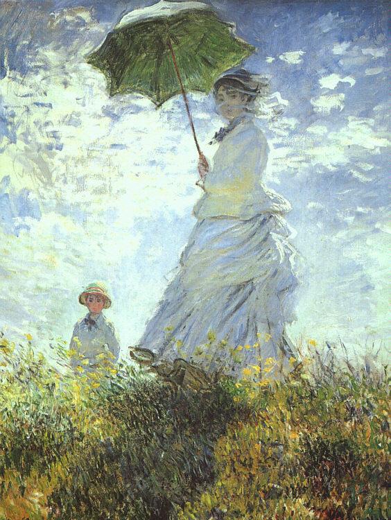 Claude Monet Woman with a Parasol Germany oil painting art